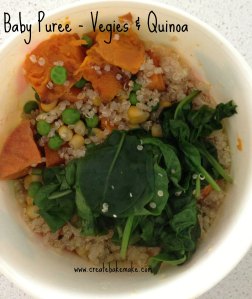 Baby Puree Vegies & Quinoa